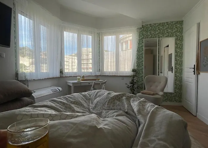 Cozy For 2 People, Ac, Center, 12 Min To Nizza